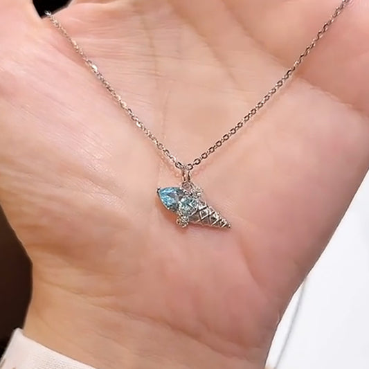 Exquisite Ice Cream Necklace For Women Light Luxury Minority